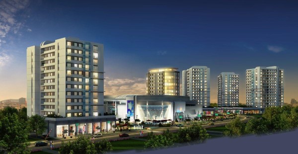 Near Completion Apartments For Sale in Istanbul - Basaksehir - Complex view