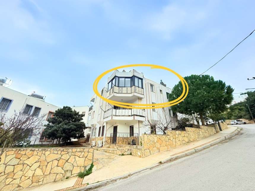 Nature View Property For Sale In Bodrum - Apartment's location in the building