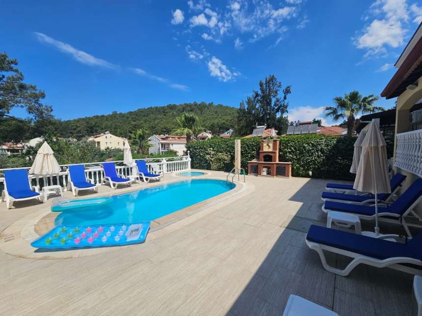 An Impressive Villa For Sale In Fethiye - Private exterior