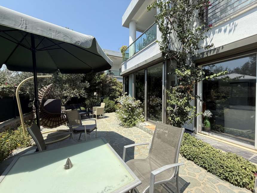 Charming Three-Bedroom Bodrum Property For sale - Garden apartment with large terrace