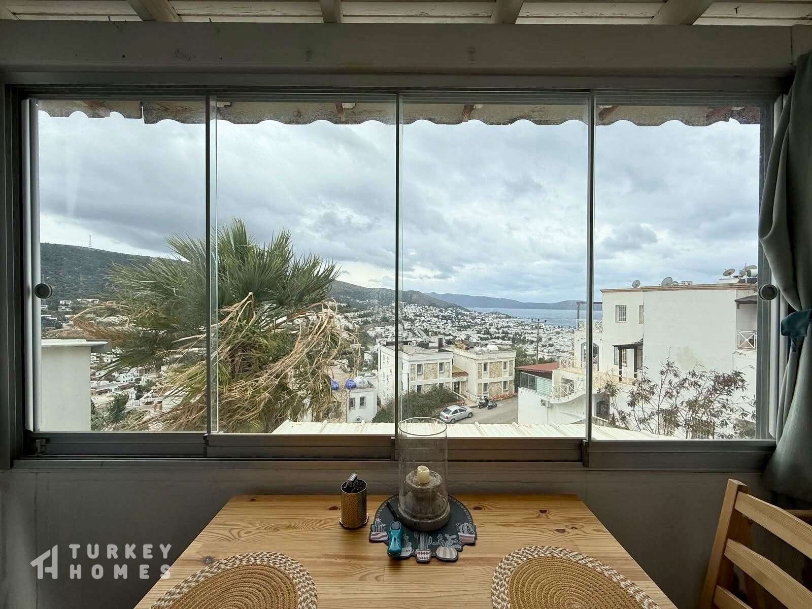 Sea & City View Property For Sale In Bodrum - Stunning sea, city and nature views