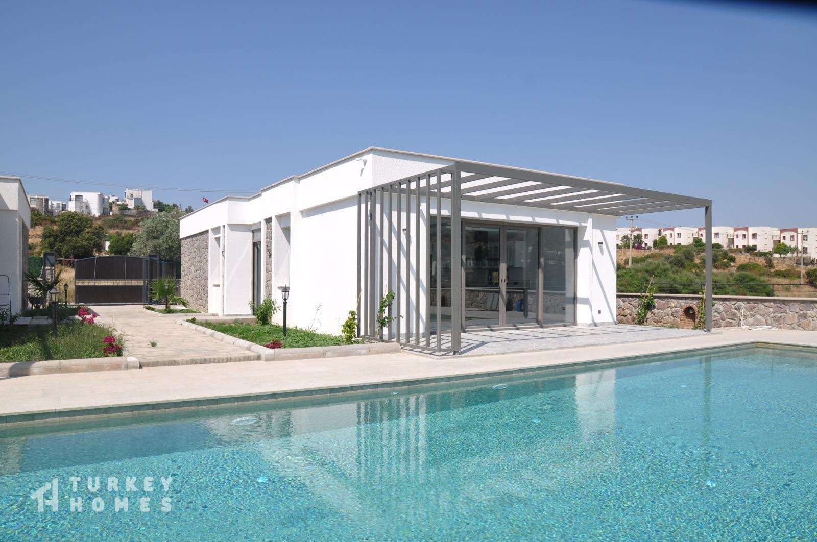 Newly Built, Single-Storey Yalikavak Property For Sale - Main view of the property