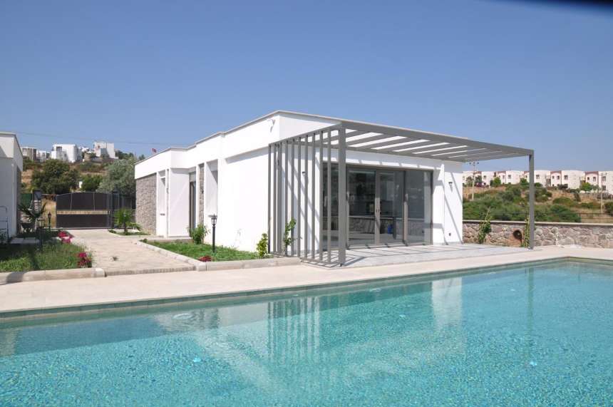 Newly Built, Single-Storey Yalikavak Property For Sale - Main view of the property