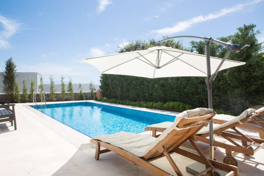 Sea View Bodrum Property For Sale - Private pool and terrace