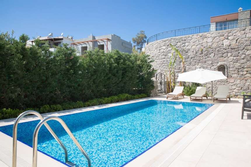 Sea View Bodrum Property For Sale - Pool with lots of privacy