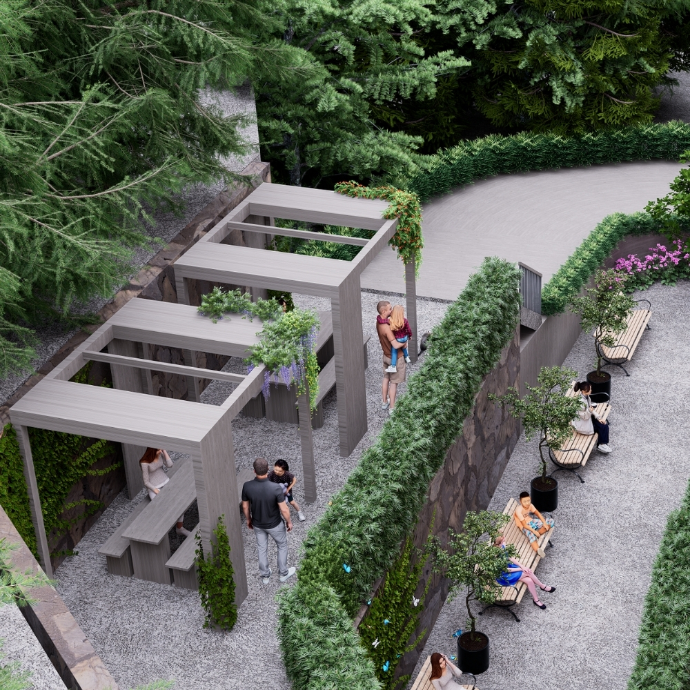 Urban Investment Properties For Sale In Istanbul City Centre - Communal gardens