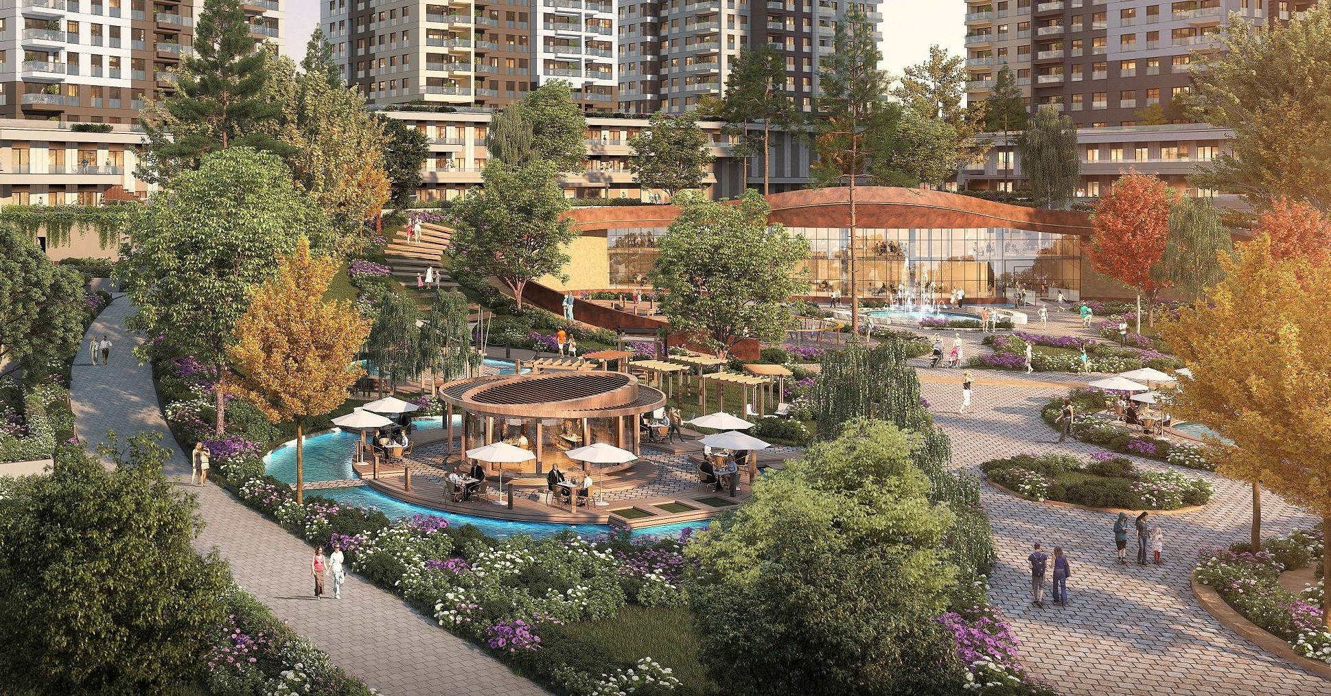 Istanbul Apartments For Sale in Gunesli, Bagcilar - Cafes and restaurants