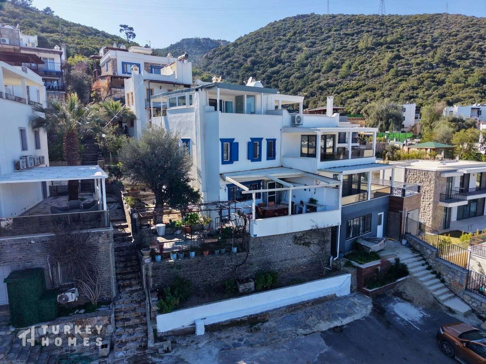Detached Sea View Villa For Sale In Bodrum - Beautiful sea view villa
