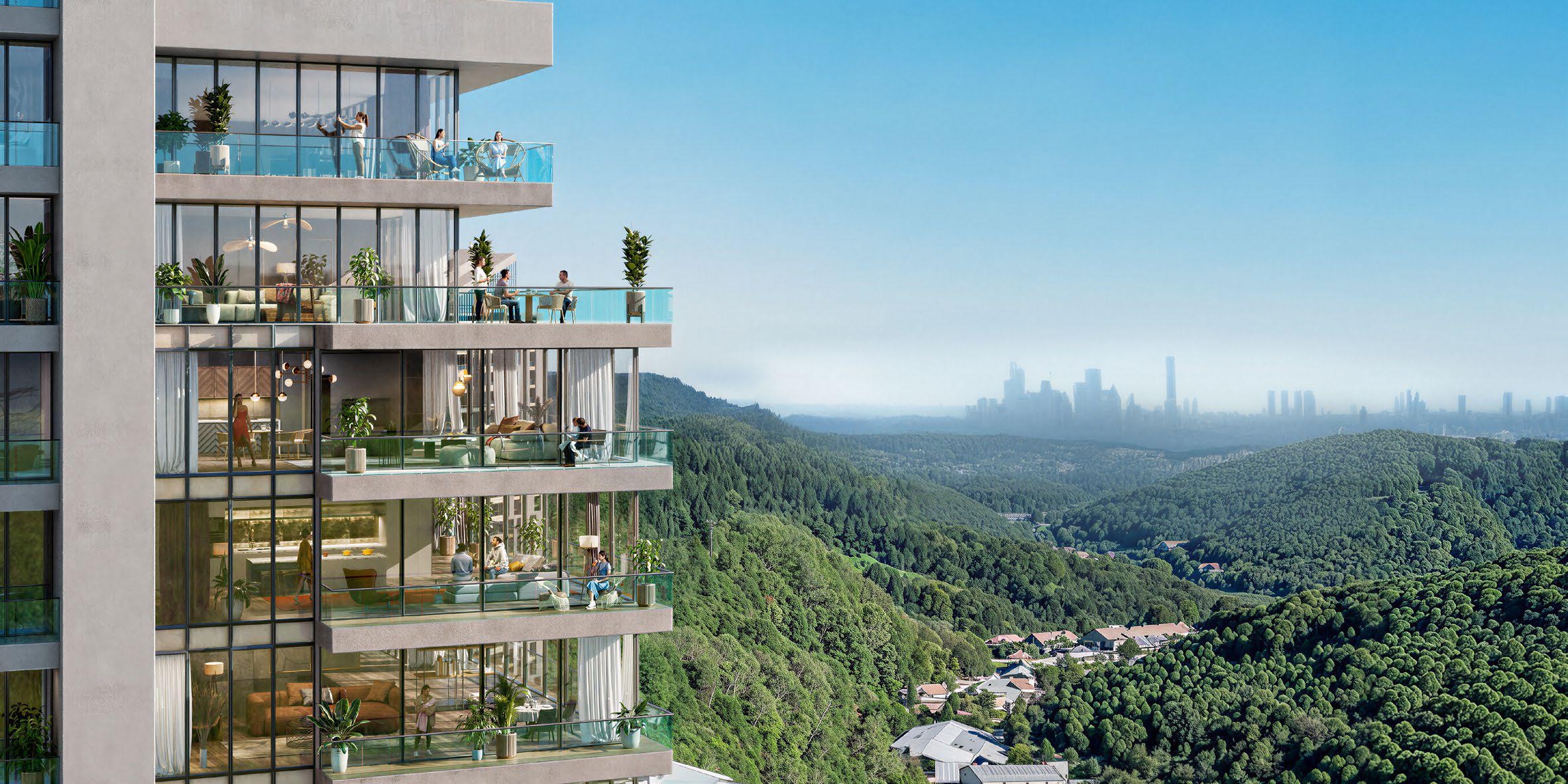 Exceptional City Centre Istanbul Property For Sale - Balconies with surrounding views