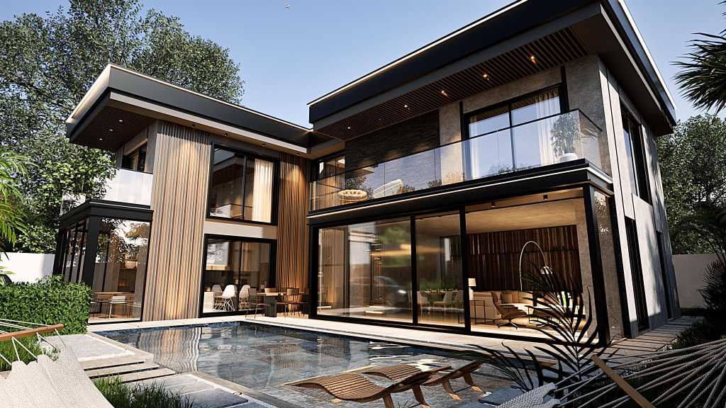 Newly Built Contemporary Fethiye Villa For Sale - Modern architecture and design