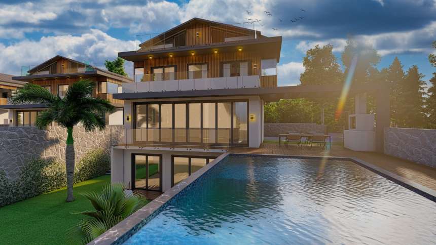 Appealing Fethiye Villa For Sale - Private garden and pool