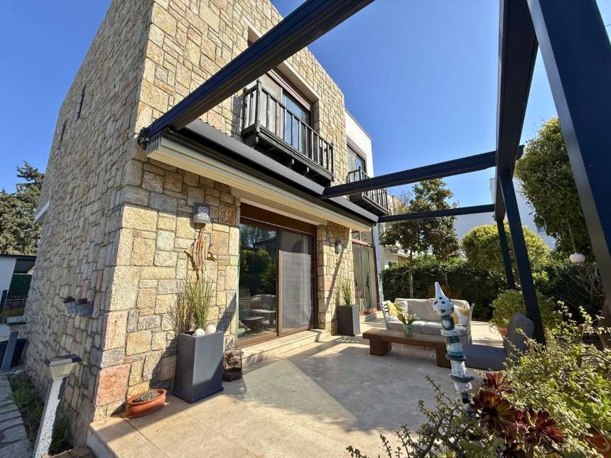 Outstanding Bodrum Villa For Sale - Terrace and pergola