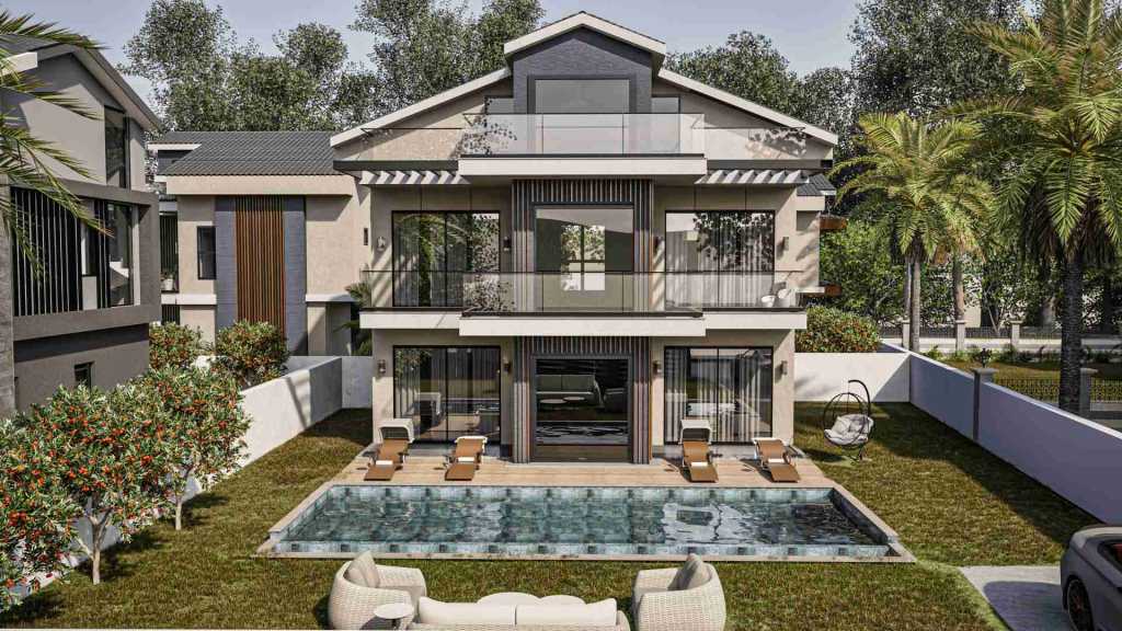 Lavish Newly Built Fethiye Villa For Sale - Beautiful villa with a private pool