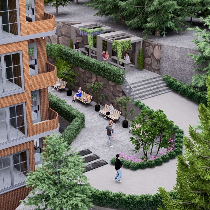 Modern Investment Properties For Sale In Istanbul City Centre - A complex with social exterior areas