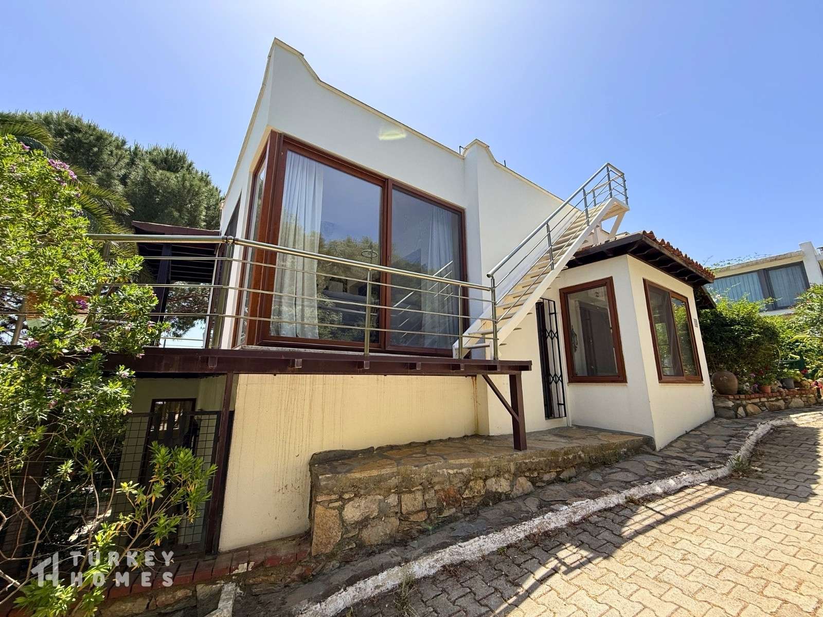 Detached Sea View Villa For Sale In Bodrum - Main view of the villa