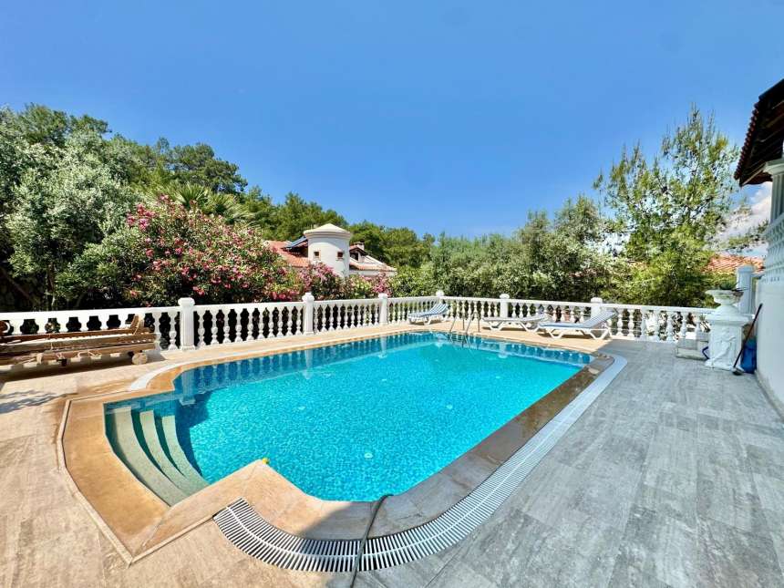 Dream Villa In Uzumlu, Fethiye For Sale - Private swimming pool and terrace