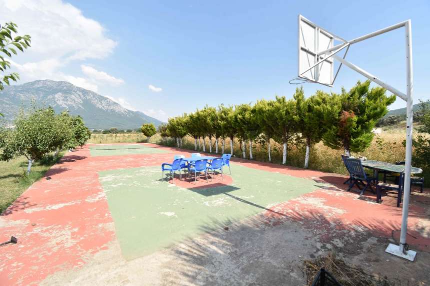 Detached Villa In Uzumlu, Fethiye For Sale - Basketball and tennis courts