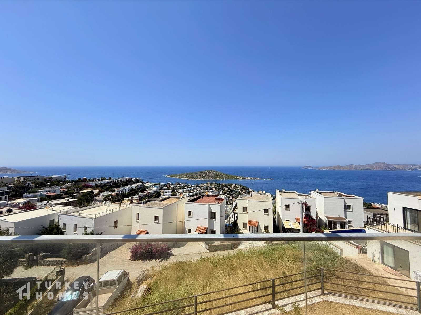 Brand New Bodrum Apartment For Sale In Gumusluk - Stunning sea views from the property
