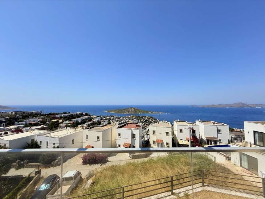 Brand New Bodrum Apartment For Sale In Gumusluk - Stunning sea views from the property