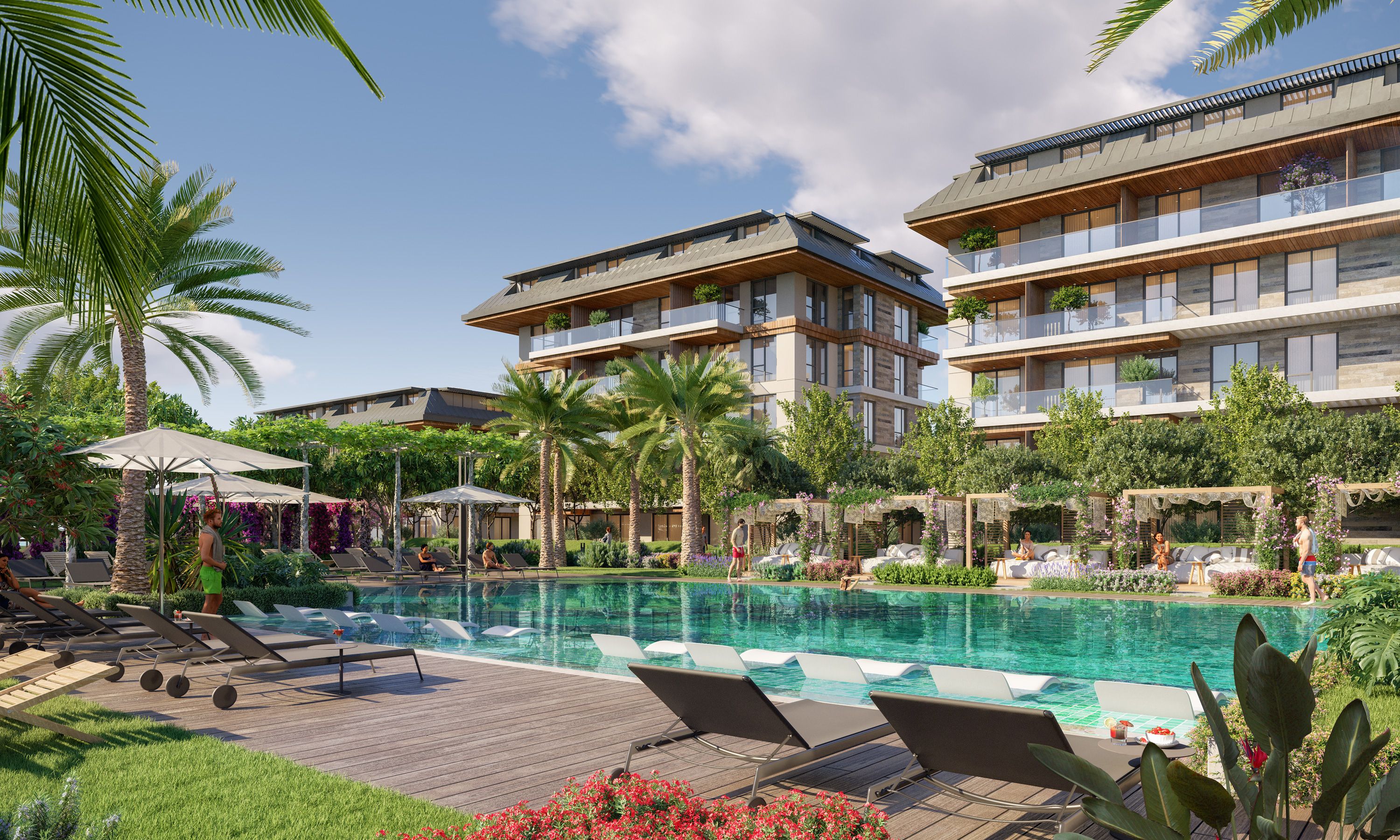 Off-Plan Alanya Properties For Sale - Alanya Apartments In Oba With On-Site Spa Facilities & 0% Payments