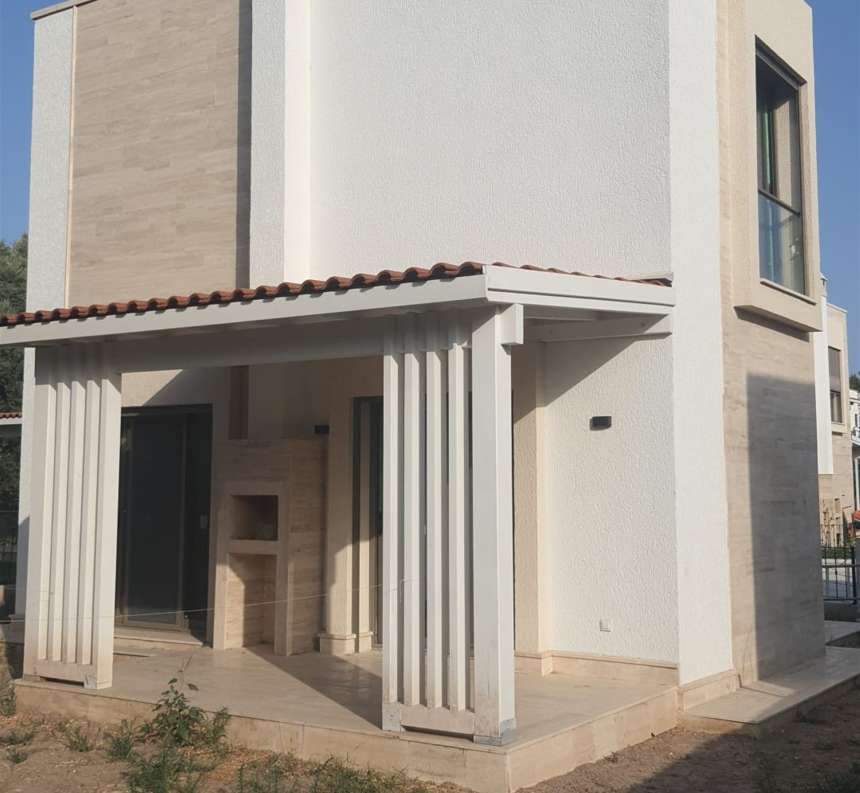 Detached Bodrum Villa For Sale Near Central Gumusluk - Terrace with a BBQ