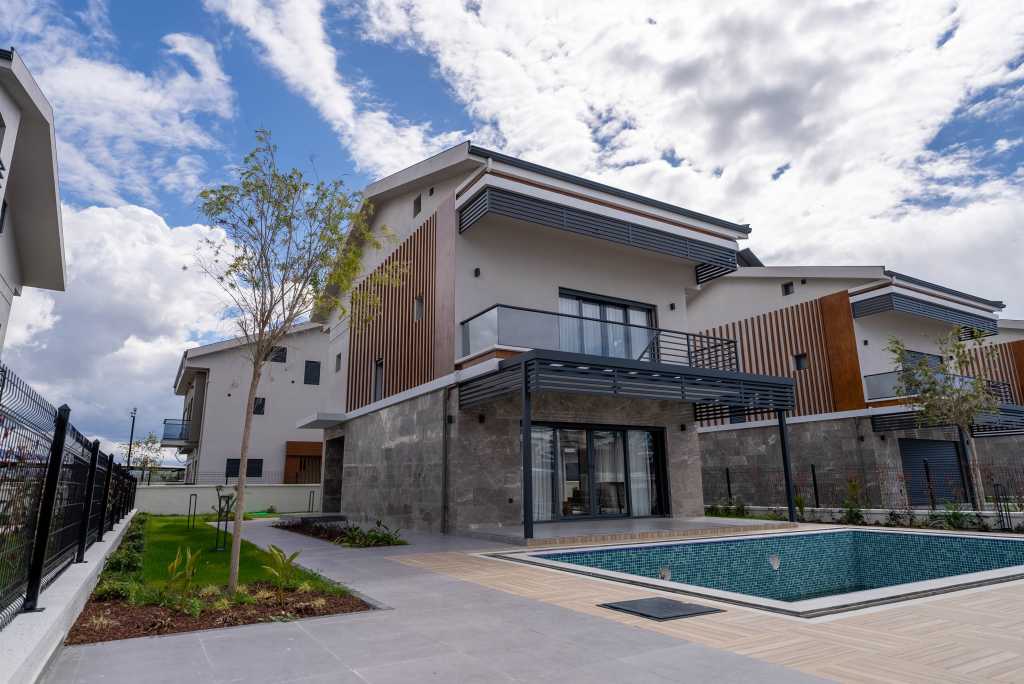 Brand New Fethiye Villas For Sale - Three-storey homes with private pools