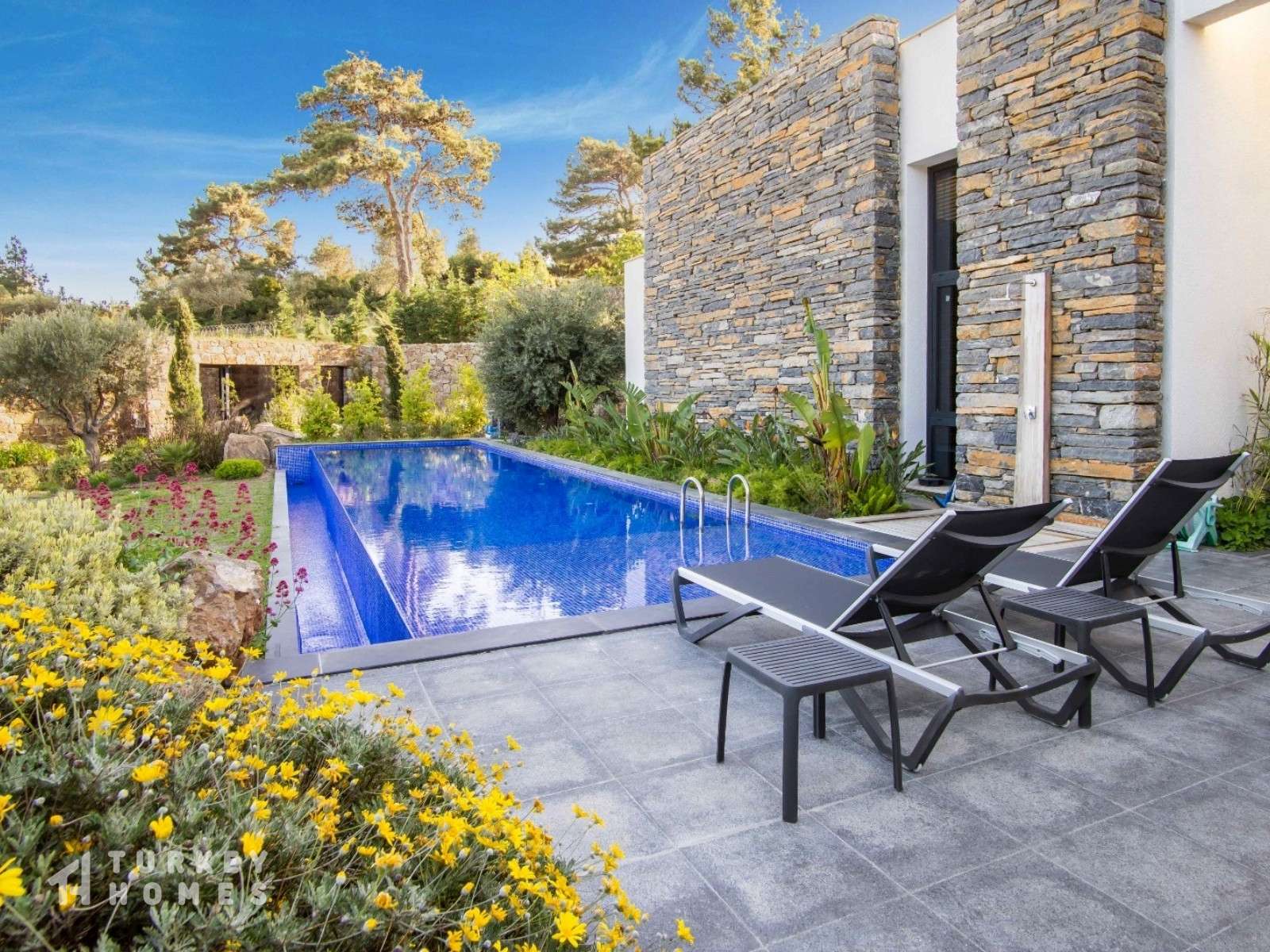 Two Detached Stone Villas In Bodrum For Sale - Private pool for each villa