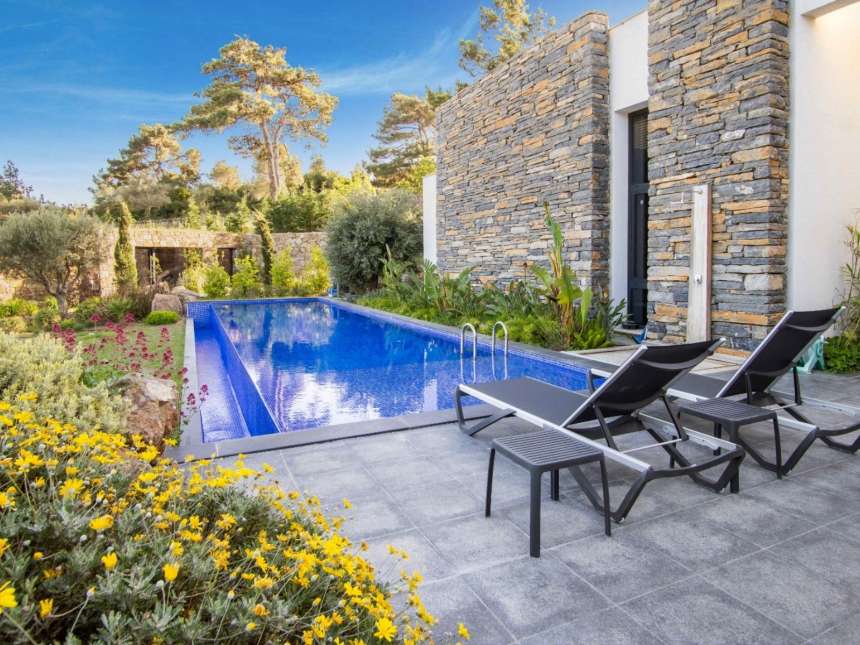 Two Detached Stone Villas In Bodrum For Sale - Private pool for each villa