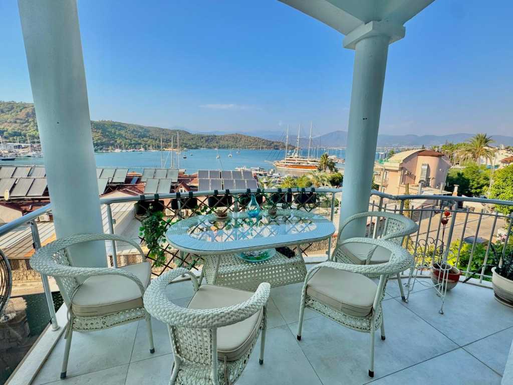 Desirable Sea-View Property For Sale In Fethiye - Stunning sea views from the balcony