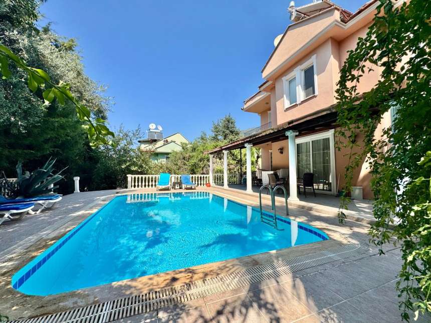 Charming Detached Fethiye Property For Sale - Large private pool with ample privacy