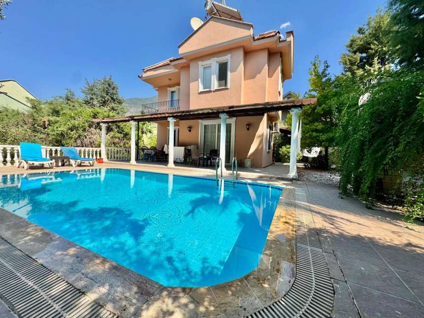 Charming Detached Fethiye Property For Sale - Private swimming pool and terraces
