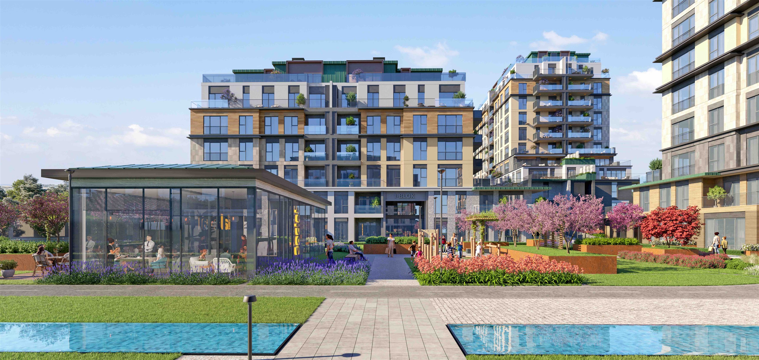 Impressive Istanbul Properties For Sale - A beautiful complex and grounds