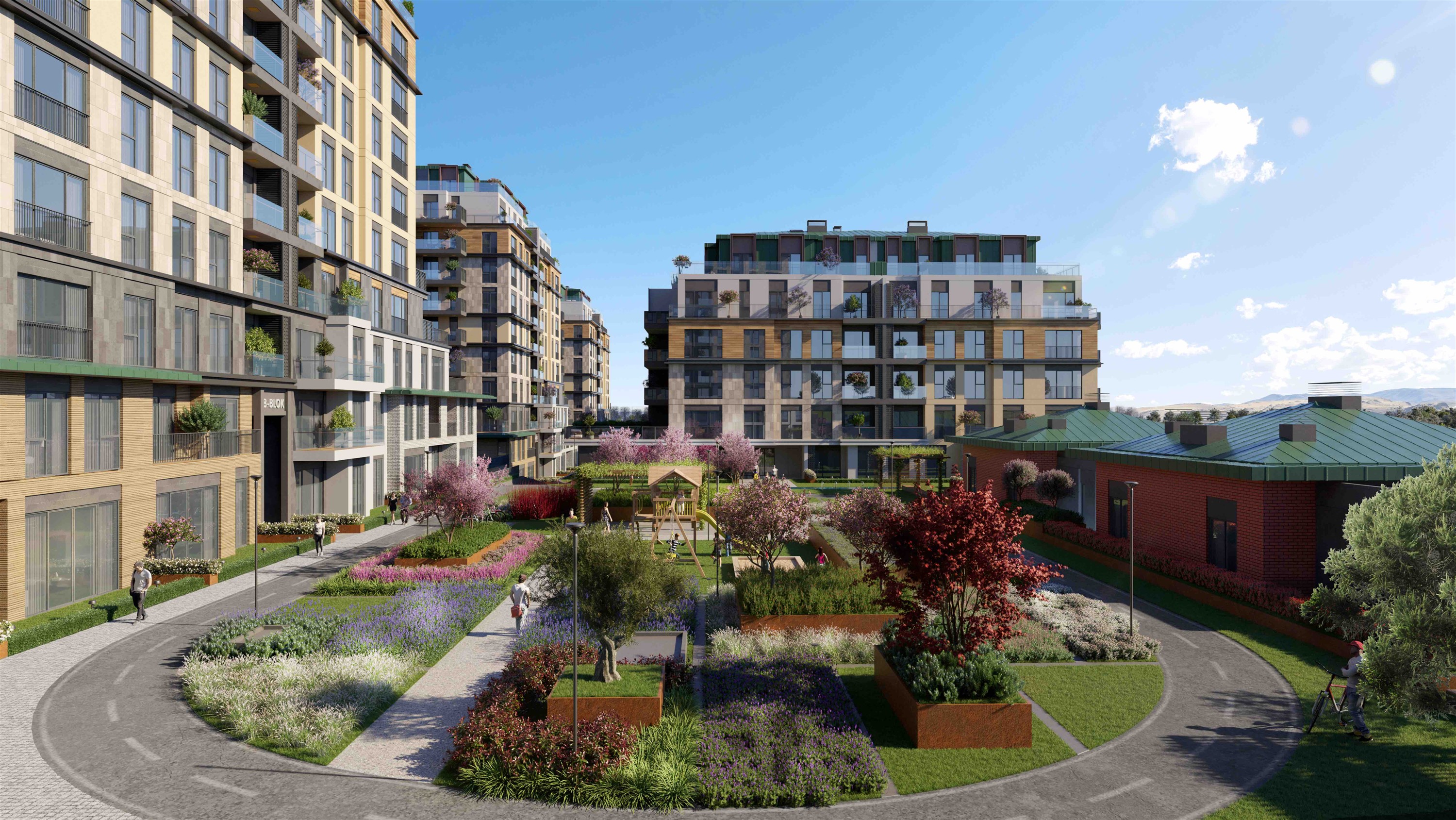 Impressive Istanbul Properties For Sale - Stunning communal gardens