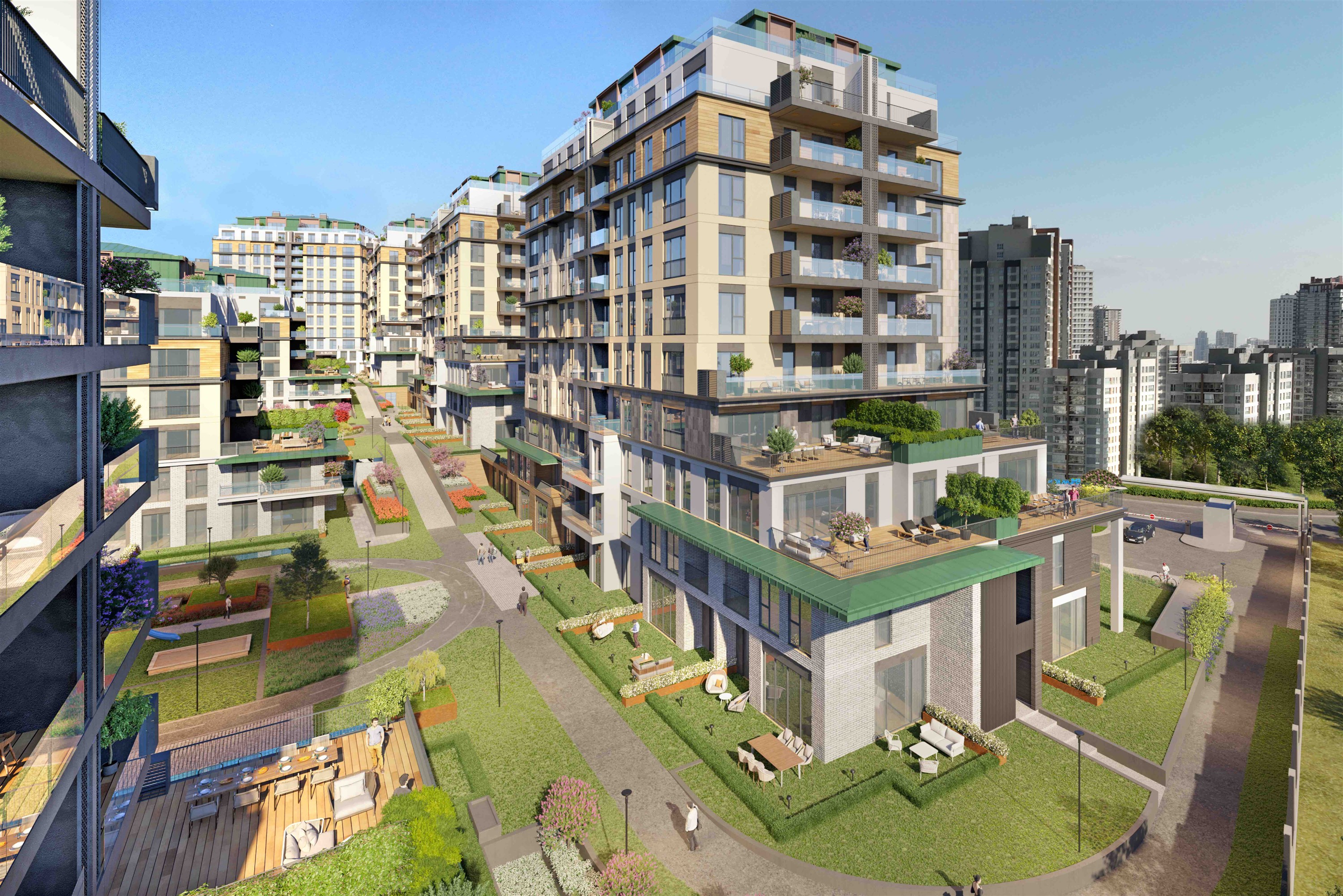 Impressive Istanbul Properties For Sale - Apartments with balconies or terraces