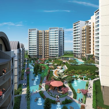 Turnkey Basaksehir Investment apartments For Sale - Istanbul - complex view