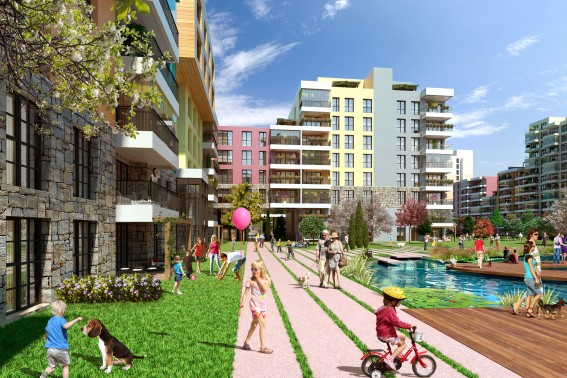 	 Luxury Off Plan Country Style Apartments For Sale In Istanbul - Complex image